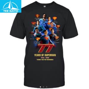 77 Years of Superman 1948 2025 Shirt