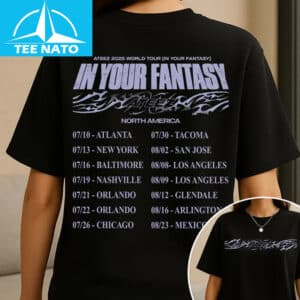 Ateez 2025 World Tour In Your Fantasy Shirt