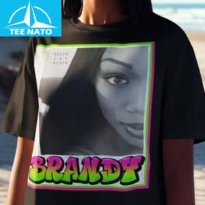 Brandy 90s Inspired 'Never Say Never' Album Shirt 12 Brandy 90s Inspired Never Say Never Album Shirt
