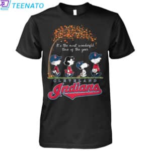 Cleveland Guardians Peanuts Fall Baseball Shirt
