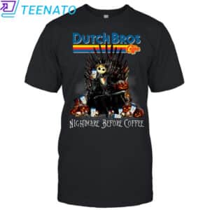Dutch Bros Nightmare Before Coffee shirt 14 Dutch Bros Nightmare Before Coffee shirt