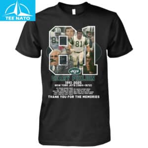 Gerry Philbin New York Jets Tribute Shirt