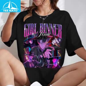 Girl Dinner Jinu Kpop Demon Hunters Tiger Shirt 14 Girl Dinner Jinu Kpop Demon Hunters Tiger Shirt