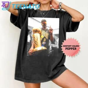 Jalen Williams Celebration With The Champion Shirt