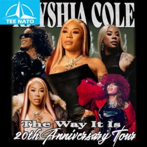 Keyshia Cole The Way It Is 20th Anniversary Tour Shirt