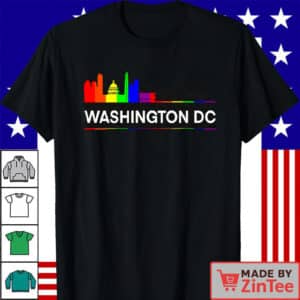 LGBTQ Washington DC Skyline shirt