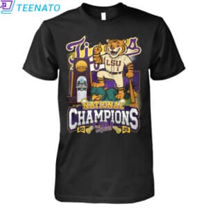 LSU Tigers 2025 National Champions Baseball Shirt 14 LSU Tigers 2025 National Champions Baseball Shirt