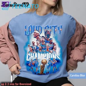Loud Oklahoma City 2025 Basketball Champions T Shirt