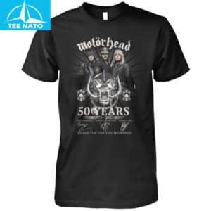 Motorhead 50 Years 1975 2025 Anniversary Shirt