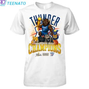 OKC Oklahoma City Thunder NBA CHAMPIONS 2025 Animals T-Shirt 14 OKC Oklahoma City Thunder NBA CHAMPIONS 2025 Animals T Shirt2