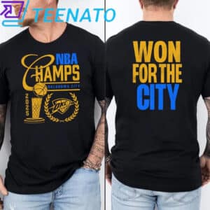Oklahoma City Thunder Finals 2025 Champions Won For The City Shirt