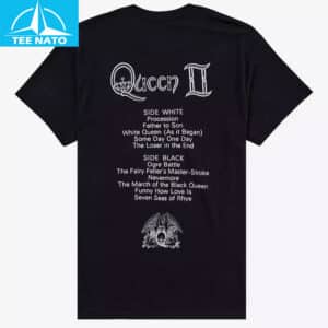 Queen II Tracklist Shirt 16 Queen II Tracklist Shirt2