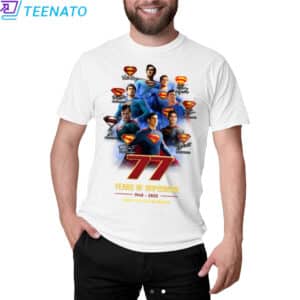 Superman 77Th Anniversary 1948-2025 T-Shirt 14 Superman 77Th Anniversary 1948 2025 T Shirt 2