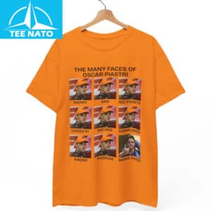 The Many Faces of Oscar Piastri Shirt