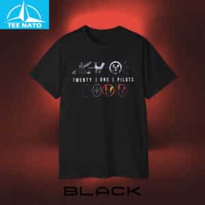 Twenty One Pilots All Eras Album Covers Logos Collage Shirt