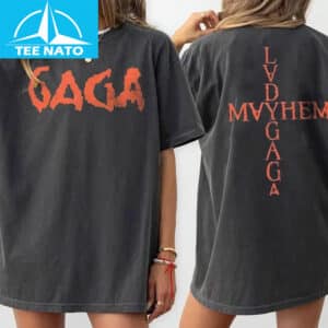 2 Sided Lady Gaga The Mayhem Shirt