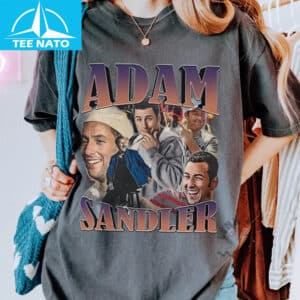 Adam Sandler Actor Vintage Style Movie Collage Shirt
