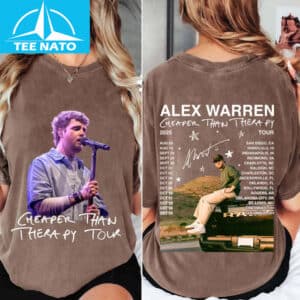 Alex Warren Cheaper Than Therapy Tour Shirt 2