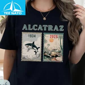 Alligator Alcatraz Cute Cartoon Style Style Shirt