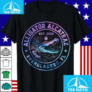 Alligator Alcatraz Everglades FL Est. 2025 Neon Shirt