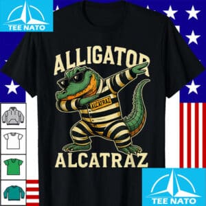Alligator Alcatraz Funny Retro Dabbing Alligator T-Shirt 14 Alligator Alcatraz Funny Retro Dabbing Alligator T Shirt