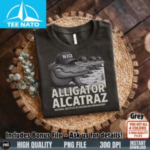 Alligator Alcatraz Gator Enforcement N.I.C.E Prison Squad Shirt 12 Alligator Alcatraz Gator Enforcement N.I.C.E Prison Squad Shirt 2