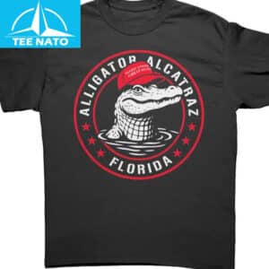 Alligator Alcatraz Shirt MAGA Patriotic Tee for Trump Supporters