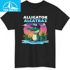 Alligator Alcatraz Sunset T Shirt 2