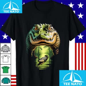 Alligator Head Swamp Reflection Shirt