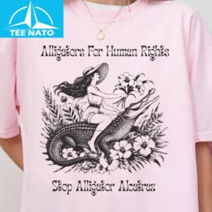 Alligator for Human Rights Stop Alligator Alcatraz Shirt