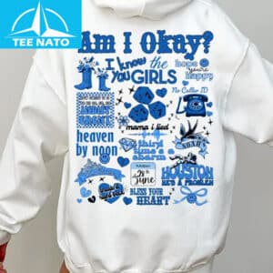 Am I Ok Hoodie Megan Moroney Album Tracklist Shirt 12 Am I Ok Hoodie Megan Moroney Album Tracklist Shirt