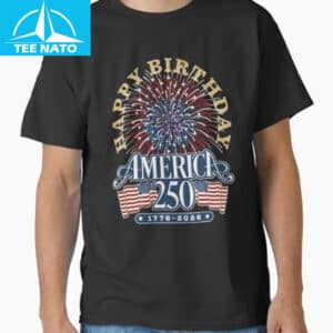 America 250th Anniversary Fireworks Shirt