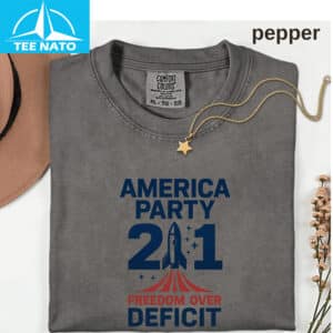 America Party Freedom Over Deficit Shirt
