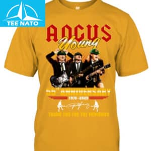Angus Young 55th Anniversary 1970 2025 Thank You For The Memories Shirt2