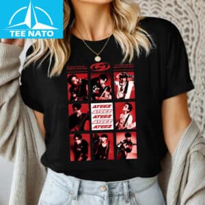 Ateez 2025 World Tour Shirt 8 Ateez 2025 World Tour Shirt 1