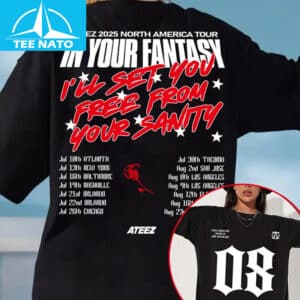 Ateez In Your Fantasy World Tour 2025 Shirt 1