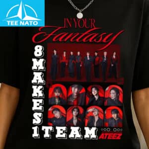 Ateez In Your Fantasy World Tour 2025 shirt