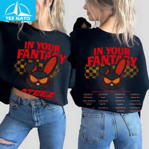 Ateez World Tour 2025 in US Shirt