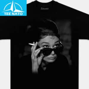 Audrey Hepburn Breakfast at Tiffanys Iconic Sunglasses Shirt1