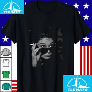 Audrey Hepburn Breakfast at Tiffanys Iconic Sunglasses Shirt3