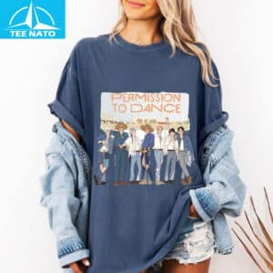 BTS Cowboy Outfit Permission to Dance Cartoon Shirt2