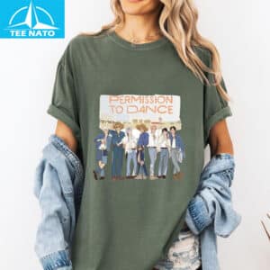 BTS Cowboy Outfit Permission to Dance Cartoon Shirt3