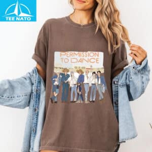 BTS Cowboy Outfit Permission to Dance Cartoon Shirt5