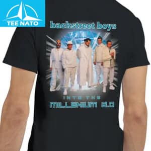 Backstreet Boys BSB Into The Millennium 2.0 Tour Shirt2