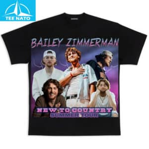 Bailey Zimmerman New To Country Summer Tour Shirt
