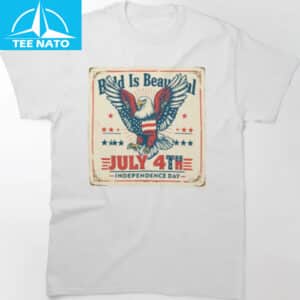 Bald Is Beautiful July 4 Independence Day Shirt