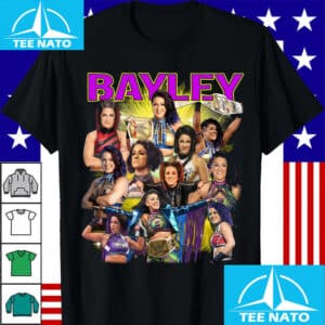 Bayley Hugger Wrestling Womens Champion Collage Shirt