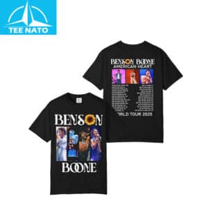 Bensons Boones American Heart Tour 2025 T Shirt 12 Bensons Boones American Heart Tour 2025