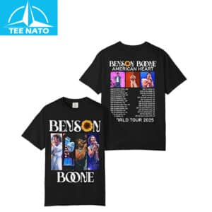Bensons Boones American Heart Tour 2025 T Shirt