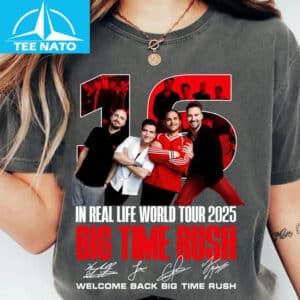 Big Time Rush 2025 Concert Shirt 10 Big Time Rush 2025 Concert Shirt